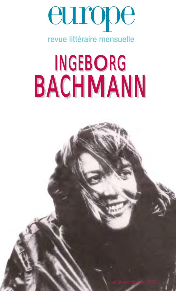 Ingeborg Bachmann, Revue Europe n°892-893